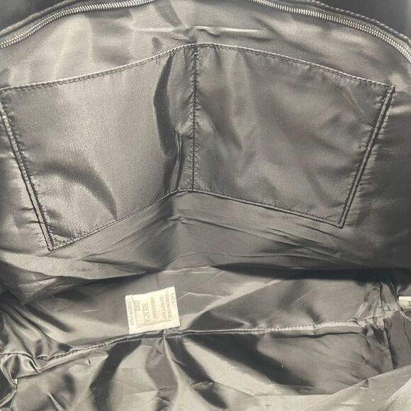 Victoria’s Secret Shine Tote Black Rhinestone Logo Oversized Glam Bag NWT - Picture 12 of 15